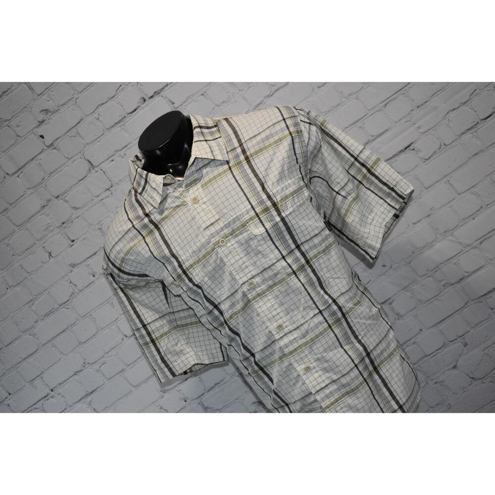Eddie Bauer Fishing Shirt Mens Size 2XL XXL Performance Camping Hiking Polyester